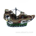 Customized stone pirate ship